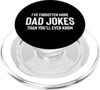 Fun I've Forgotten More Dad Jokes Than You'll Ever Know PopSockets PopGrip per MagSafe