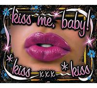Fun - Kiss These Lips - Mini poster erotico poster foto hot girls belle donne - 50 x 40 cm + 1 confezione di tesa Powerstrips® - contenuto 20 pezzi