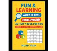 Fun & Learning - Word Search & Crossword Activity Book for Kids (Ages 5-8): Word Search & Crossword Activity Book for Kids