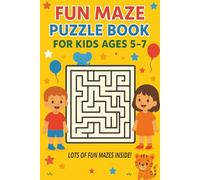 Fun Maze & Puzzle Book Kids Ages 5-7: 100 Fun Mazes - 5 Unique Themes - Solutions Included - 6x9 Compact Size