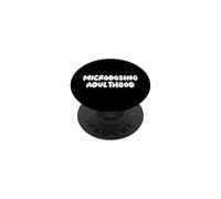 Fun Microdosing Adulthood Humor Design PopSockets PopGrip Adesivo
