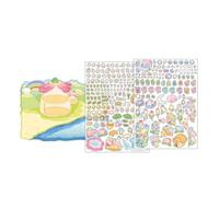 Fun Miniatura Rainbow Land Chocolate Factory Sticker per scrapbooking Journal Notebook Foto Album Phone Case Scrapbooking Sticker