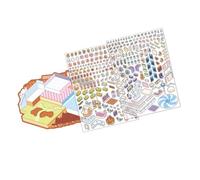 Fun Miniatura Rainbow Land Chocolate Factory Sticker per scrapbooking Journal Notebook Foto Album Phone Case Scrapbooking Sticker