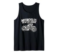 Fun Motorcycles Are My Love Language Design for Men, Women Canotta