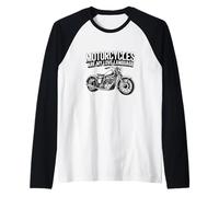 Fun Motorcycles Are My Love Language Design for Men, Women Maglia con Maniche Raglan