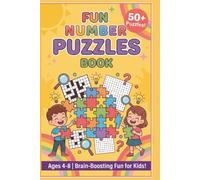 Fun Number Puzzle Book for Kids: Perfect for Ages 4-8 - Mazes, Patterns, Matching, Count and Circle, Greater or Less, Word Search and Fill-in the Missing Number