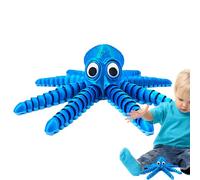 Fun Octopus Toy with Movable Joints, Realistic Sea Animal Decoration for Boys Girls, 2.24x2.24x7.68inches Ornament Home Display Figure or Living Rooms, Bedrooms, Kids’ Spaces, and Educational Play