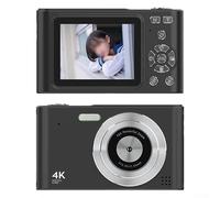 Fun Photography Made Easy Kids fotocamera digitale con batteria ricaricabile e zoom (nero)