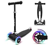 Fun Pro ONE Roller, il monopattino sicuro di alta qualità per bambini dai 3 anni in su, ruote LED, pieghevole, per bambini piccoli, maschi e femmine, monopattino per bambini, 3 4 5 6 anni