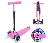 Fun Pro ONE Roller, il monopattino sicuro di alta qualità per bambini dai 3 anni in su, ruote LED, pieghevole, per bambini piccoli, maschi e femmine, monopattino per bambini, 3 4 5 6 anni