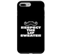 Fun Respect the Lip Sweater Moustache Mustache Joke Custodia per iPhone 7 Plus/8 Plus