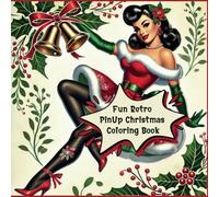Fun Retro PinUp Christmas Coloring Book