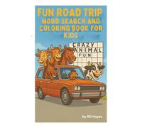Fun Road Trip or Camping Word Search for Kids: Fun Road Trip Word Search and many images to color this makes a great road trip or camping activity book!