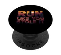 Fun Running Run come te l'hai rubato PopSockets PopGrip Adesivo