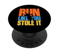Fun Running Run come te l'hai rubato PopSockets PopGrip Adesivo