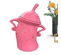 Fun Sassy Creative Akimbo Cup, contenitore per tè con maniere con coperchio | Barattolo per alimenti, contenitori ermetici natalizi decorativi per feste Akimbo
