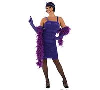 Fun Shack 20er Flapper Girl Lila Costumi, Anni 3920 Viola Ragazza, Medium Donna