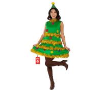 Fun Shack Costume Albero di Natale Donna, Costume Halloween Donna, M