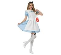 Fun Shack Costume Alice Donna - Vestito Carnevale per Adulti, Abito per Halloween, Compleanni e Party., XL