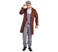 Fun Shack Costume Anni 20 Uomo - Abito Gangster per Carnevale, Film e Feste a Tema, Vestito Elegante per Halloween e Party, M