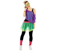Fun Shack Costume Anni 80 Donna, Costume Donna Anni 80, Costumi Anni 80 Donna, Costume Carnevale Donna Anni 80, Anni 80 Vestiti Donna, Vestiti Anni 80 Donna