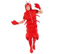 Fun Shack Costume Aragosta, Aragosta Costume Adulto, Costume Da Gambero, Costume Granchio Adulto, Costume Carnevale Animale Adulto, Costume Carnevale Uomo Animale