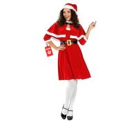 Fun Shack Costume Babbo Natale Donna, Costume Natalizio Halloween, M