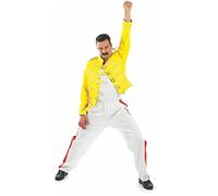 Fun Shack Costume Cantante Rock, Costume Leggenda Rock Anni '80 Carnevale Uomo, Vestito Anni '70 M