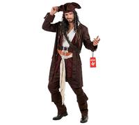 Fun Shack Costume Capitano Pirata Uomo, Costume Halloween Uomo, M