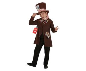 Fun Shack Costume Cappellaio Matto Bambino, Costume Fiaba Halloween, XL | Giacca con Inserto Camicia & Cappello a Cilindro, Stile Fiaba, Perfetto per Halloween, Ideale per il Gioco di Ruolo