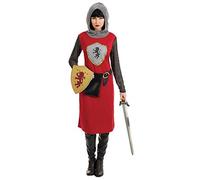 Fun Shack Costume Cavaliere Donna - Vestito Guerriera Medievale per Carnevale, Halloween, Compleanni e Party, M