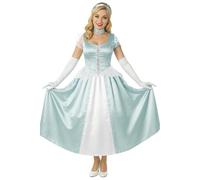Fun Shack Costume Cenerentola Donna - Vestito Carnevale Principessa, Abito Elegante per Halloween, Compleanni e Party, S