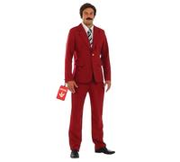 Fun Shack Costume Conduttore Uomo - Smoking Bordeaux Abito Elegante per Eventi, Compleanni e Party, Vestito Classico Uomo, M