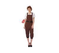 Fun Shack Costume Contadina Anni 40 Donna, Costume Halloween Donna, S