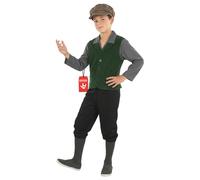 Fun Shack Costume Contadino Bambino, Costume Rustico Halloween Bambino, M