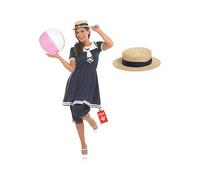 Fun Shack Costume Da Bagno Vittoriano Donna - Abito Carnevale o Halloween per Donna, Stile Vittoriano, Compleanni e Party, XXL