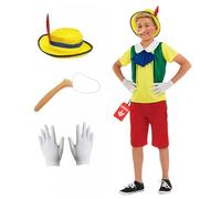 Fun Shack Costume da burattino per bambini, costume da favola per bambini, costumi per la Giornata mondiale del libro per bambini XL