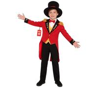 fun shack - Costume da maestro degli anelli da circo, per ragazzi, costume di Halloween per bambini, taglia M