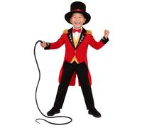 Fun Shack Costume da maestro di suoneria per bambini, costume da circo per bambini, giacca da maestro di suoneria, costume da domatore di leoni per bambini Small