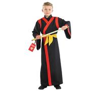 Fun Shack Costume da Samurai per Bambini, Costume da Ninja per Ragazzi, Costume Giapponese per Bambini, Taglia L