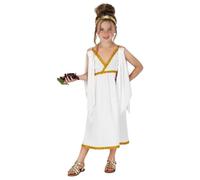 Fun Shack Costume Dea Greca Bambina - Vestito Antica Romana per Halloween, Compleanni e Party, Abito Storico Bambina, M