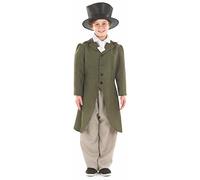 Fun Shack Costume Elegante Bambino Vittoriano, Costume Spazzacamino Bambino, Vestito Spazzacamino Bambino, Frac Bambino, Costume Carnevale Bambino M