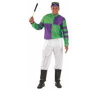 Fun Shack Costume Fantino Uomo - Uniforme Verde e Viola per Carnevale, Vestito da Fantino per Halloween, Compleanni e Party, XL