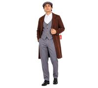 Fun Shack Costume Gangster Uomo, Costume Anni 20 Halloween Uomo, M