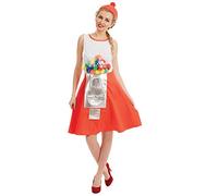 Fun Shack Costume Gumball Donna - Vestito Carnevale per Halloween, Compleanni e Party, Abito Divertente per Feste a Tema, S