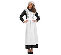 Fun Shack Costume Infermiera Vittoriana - Vestito Carnevale Donna, Abito Cameriera per Halloween, Compleanni e Party, M