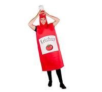Fun Shack Costume Ketchup, Ketchup Costume Adulto, Costume Carnevale Ketchup, Vestito Carnevale Ketchup, Costume Carnevale Cibo, Vestito Carnevale Cibo