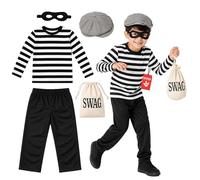 Fun Shack Costume Ladro Bambino, Costume Halloween Bambino, L