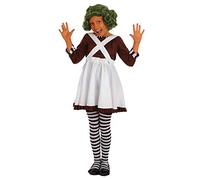 Fun Shack Costume Lavoratrice Fabbrica Bambina - Vestito Cioccolato per Carnevale, Halloween, Compleanni e Party Bambina, L