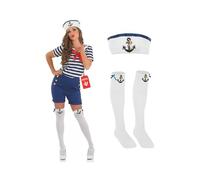 Fun Shack Costume Marinaio Donna, Costume Marinaro Halloween Donna, M